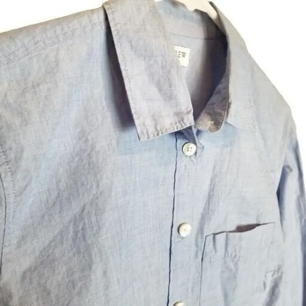 J. Crew Mens Cotton Shirt Sz XS Classic Career Corp Work Office Business Casual